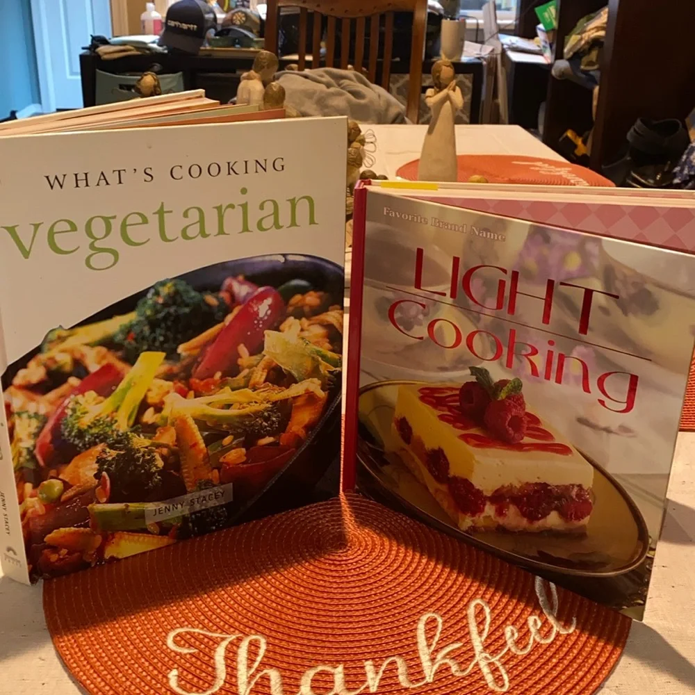 Vegetarian (What's Cooking) is Hardcover 1999 & Light Cooking Hardcover 2002